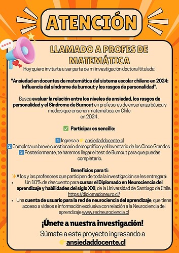 Invitación para participar de la investigación